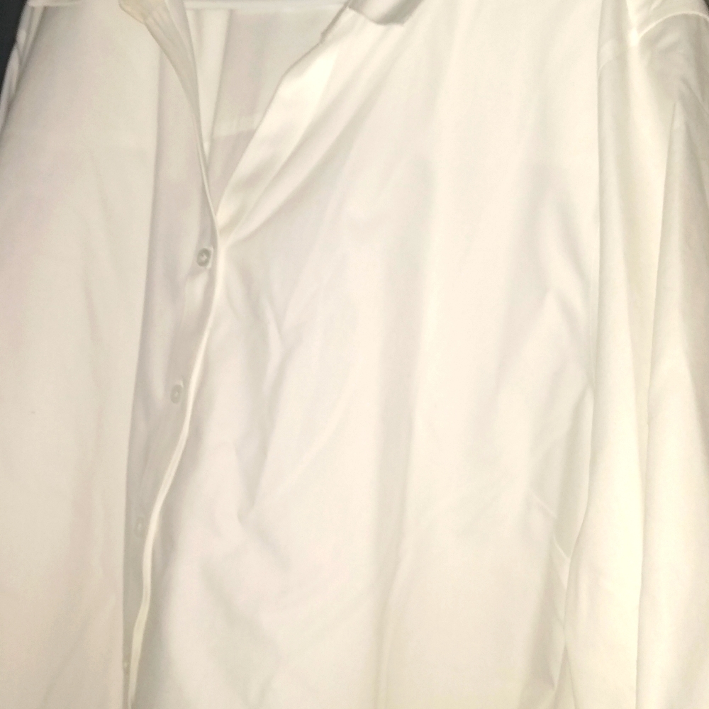 White button down blouse